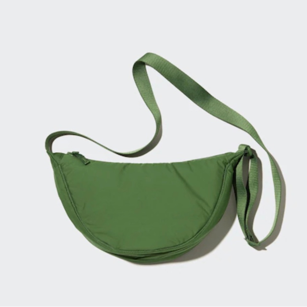 Uniqlo Crescent Bag Green